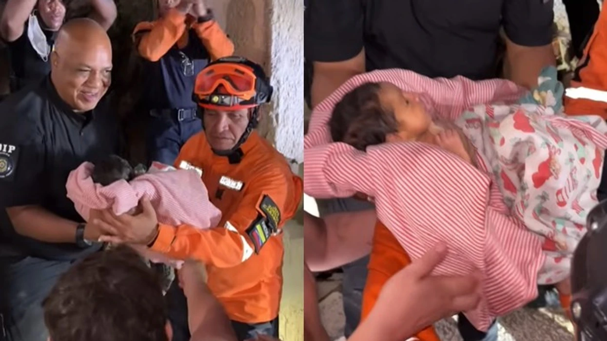 Mrekulli mes rrënojave  Foshnja gjendet e gjallë  32 orë pas tërmeteve shkatërrimtarë në Venezuelë  shpëtohet dhe nëna  VIDEO 