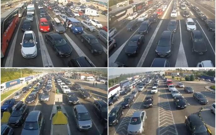 Po vijnë bashkëatdhetarët tanë, ja si është gjendja nëpër kufij (LIVE)