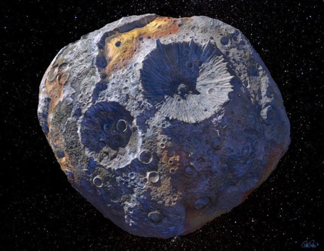 Asteroidi që ka aq shumë ar  sa mund ti bëjë të gjithë njerëzit në tokë miliarderë