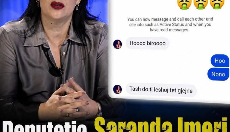Deputetja e VLEN-it, Saranda Imeri e humb kontrollin: “TASH DO T’I LËSHOJ TË TË GJEJNË”