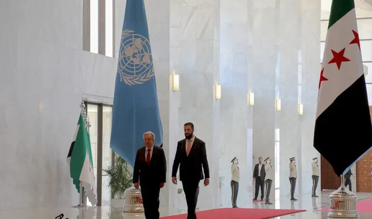 Shefi i OKB-së takohet me presidentin sirian gjatë vizitës historike në Damask
