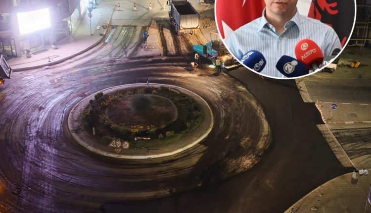 Gostivar, asfaltime edhe gjatë natës për ritëm më të shpejtë të punimeve
