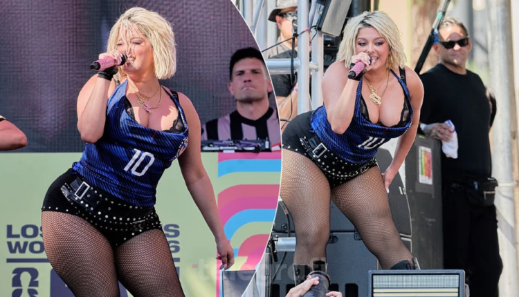 Bebe Rexha tërheq vëmendjen me veshjen e guximshme gjatë një feste në Los Angeles