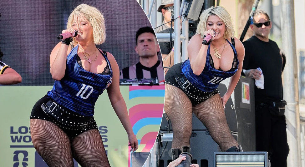 Bebe Rexha tërheq vëmendjen me veshjen e guximshme gjatë një feste në Los Angeles