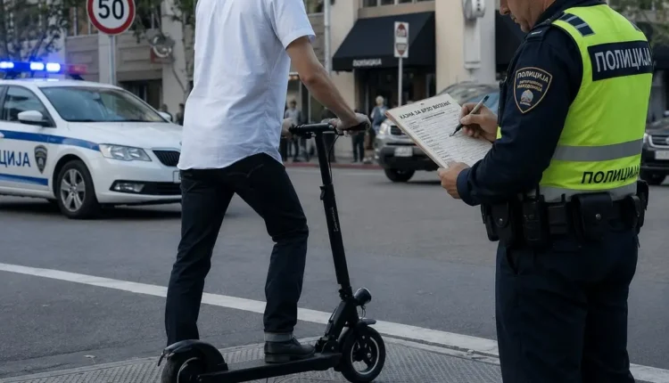 Problemi me trotinetët elektrikë, vetem në Shtip policia shqiptoi 55 masa dhe ndaloi 5 persona