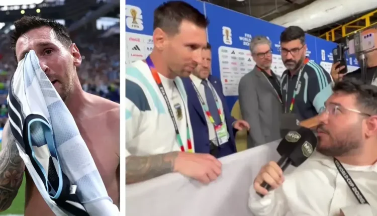 Moment prekës: Messi ndalet për intervistë te gazetari në karrocë me rrota, duke ndarë reflektime të sinqerta