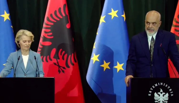“Shqipëria ka bërë një punë fantastike”, Ursula von der Leyen entuziaste për rrugën drejt BE: Tirana, ndër vendet kryesuese në procesin tonë