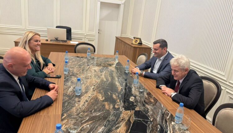 Ali Ahmeti takim me Adrian Gjinin e AAK-së në Kosovë