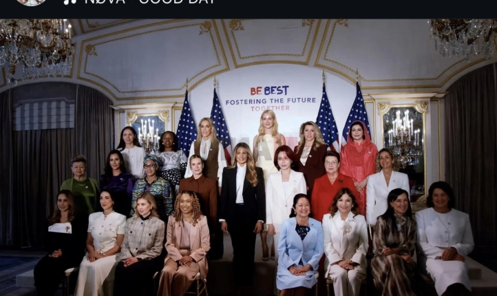 Bashkëshortja e kryeministrit, Rozi Mickoska në pritje te zonja e parë e SHBA-së, Melania Tramp