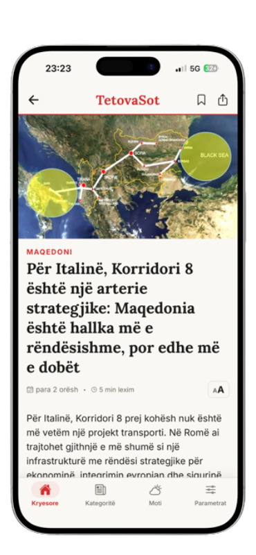 Leximi i një artikulli