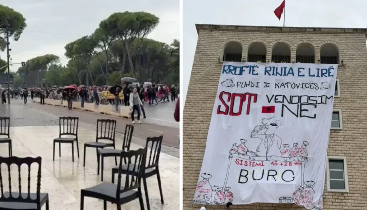 Bojkot në disa universitete, studentë dhe pedagogë sërish para zyrës së Kryeministrit, nuk ka “tym të bardhë” për dialog me Ramën