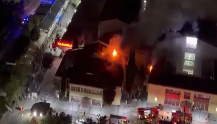 Zjarr në një spital në Stamboll, evakuohen rreth 40 pacientë (VIDEO)
