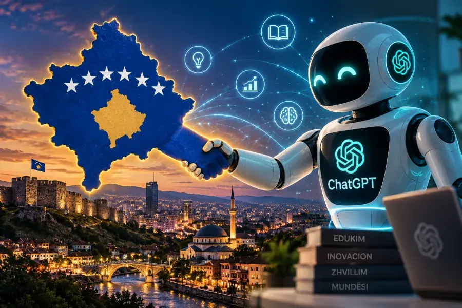Gati gjysma e kosovarëve e përdorin ChatGPT  73  e pyetjeve të tyre janë private
