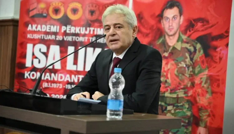 Ali Ahmeti kujton Komandant Ilirin në 20-vjetorin e ndarjes nga jeta: Ishte unifikues dhe njeri i fjalës