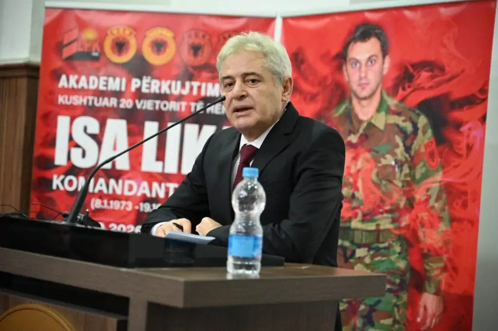 Ali Ahmeti kujton Komandant Ilirin në 20 vjetorin e ndarjes nga jeta  Ishte unifikues dhe njeri i fjalës