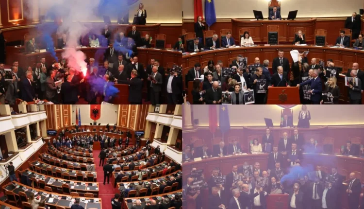 ​Tensione në Kuvendin e Shqipërisë, Berishës i hiqet fjala për gjithë ditën