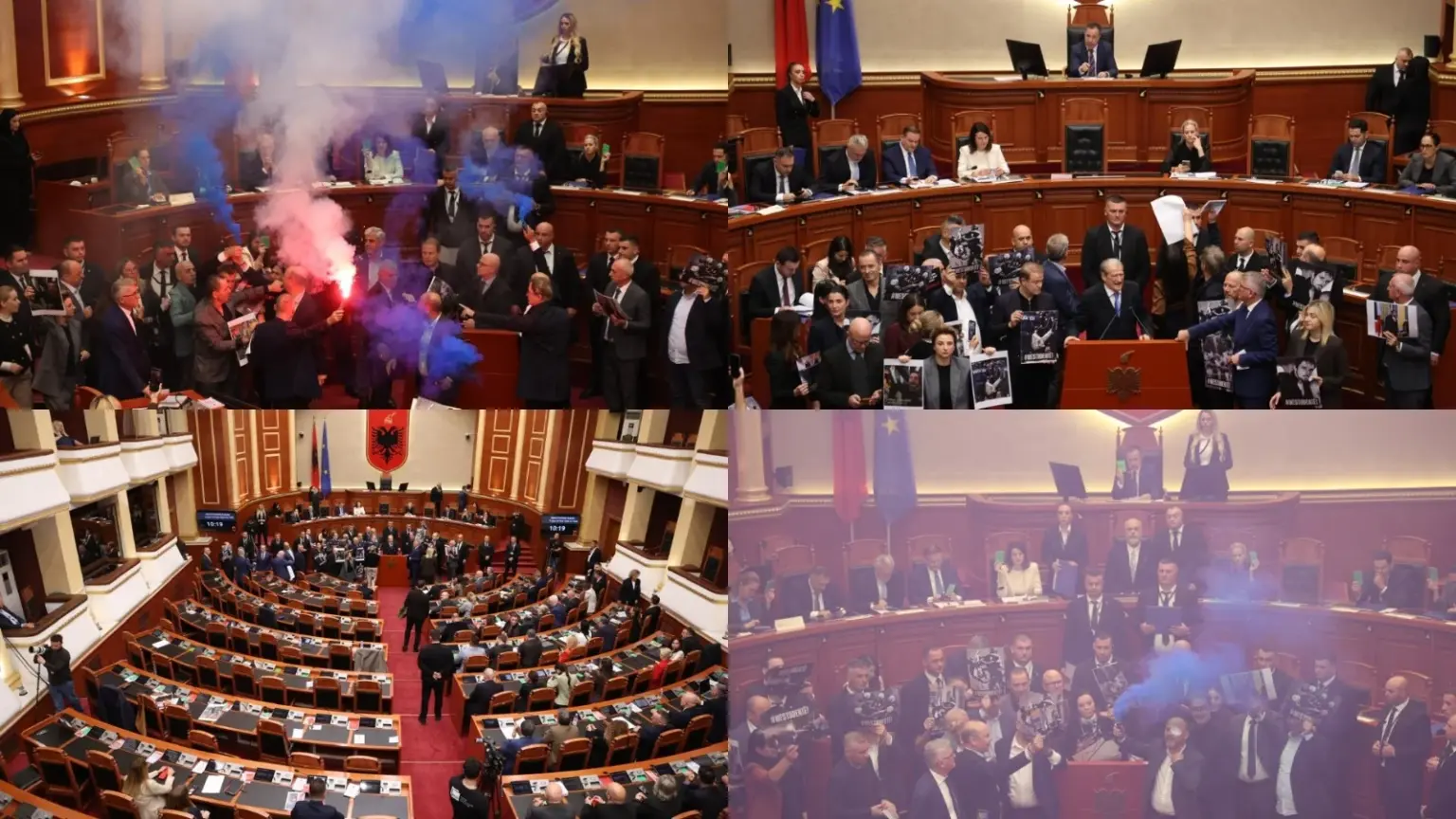 Tensione në Kuvendin e Shqipërisë  Berishës i hiqet fjala për gjithë ditën