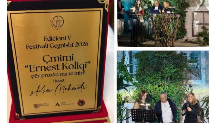 Kim Mehmeti fiton vendin e parë në prozë me “Pesë Zojat e Shkodrës”