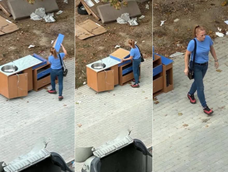Skandal në Shkup  mobiliet e vjetra hidhen pranë kontejnerëve dhe krijohet deponi ilegale