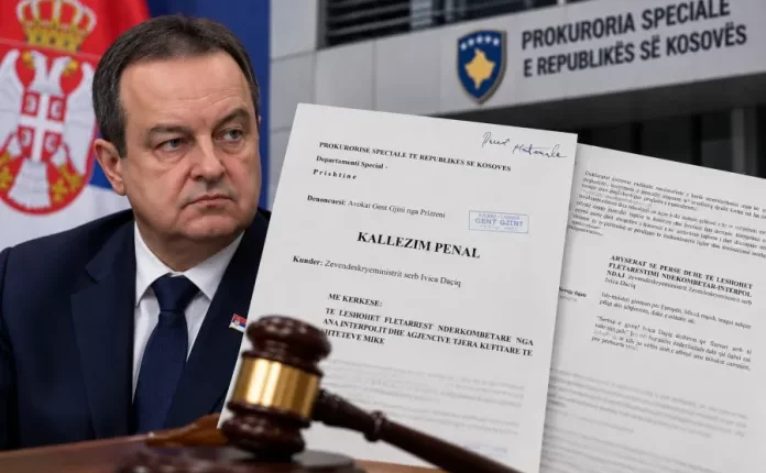 Kallëzim penal ndaj Ivica Daçiqit në Kosovë, kërkohet fletarrestim ndërkombëtar
