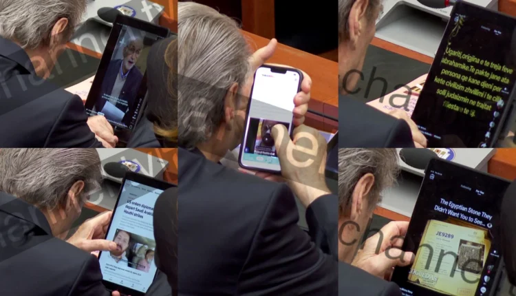 Nga teoritë konspirative në TikTok te dhunimi i Ramës në 97-ën, çfarë shikonte Berisha në iPad gjatë kaosit në Kuvend?